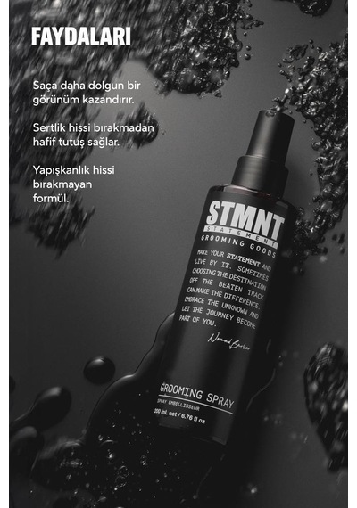 Stmnt Hafif Tutuş Çok Amaçlı Saç Şekillendirici Sprey 200ml