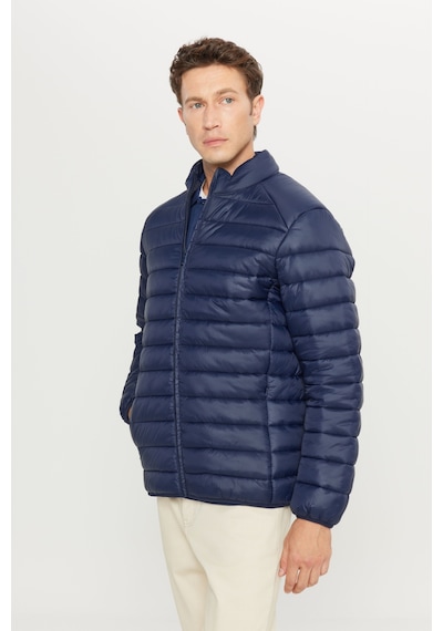 Ac&Co / Altınyıldız Classics Standart Fit Normal Kesim Dik Yaka Erkek Mont - Lacivert