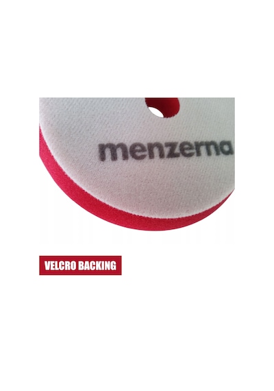Menzerna Rotary Ve Orbital Uyumlu Kalın Pasta Süngeri 130/150mm - Kırmızı Çizik Giderici Ped