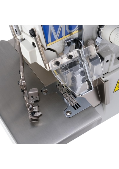 Juki Mo-6814s Kafadan Motorlu Full Otomatik 4 İplik Overlok Makinesi İplik Kesmeli Ayak Kaldırmalı