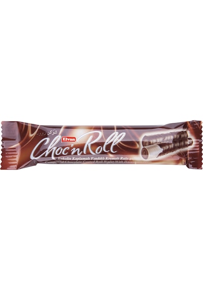 Choc N Roll Kakao Kaplamalı Fındık Kremalı Roll Gofret 16 Gr. 24 Adet (1 Kutu)