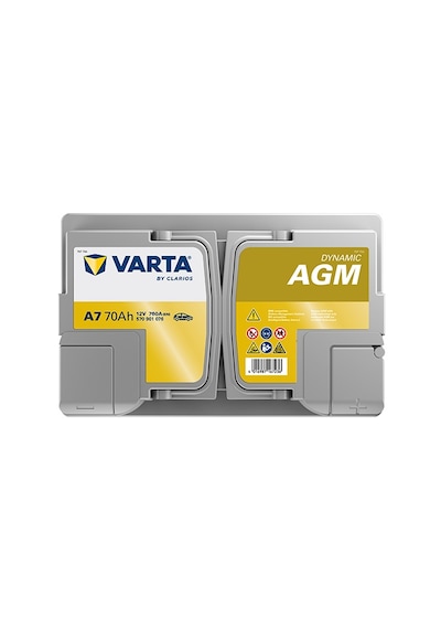 Varta A7 12v 70ah 760a Dynamıc Start Stop Agm Akü Üretim Tarihi:2025