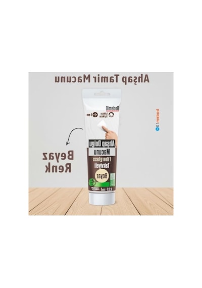 Beyaz Renk Ahşap Parke Tamir Macunu, 125 Ml