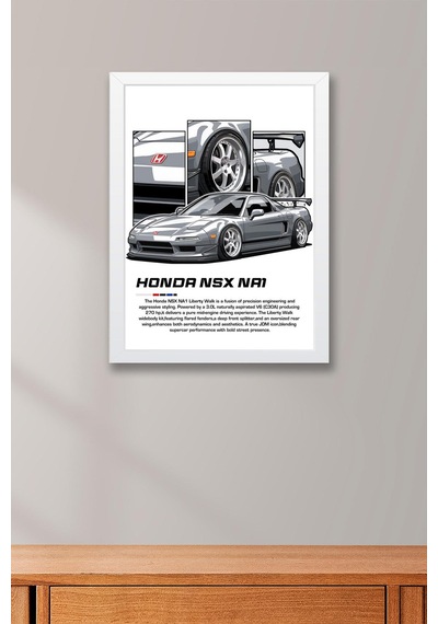 Nsx Na1 Çerçeveli Tablo - Honda Car Poster
