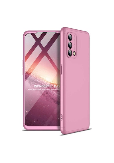Oppo A74 4g Kılıf Zore Ays Kapak Rose Gold