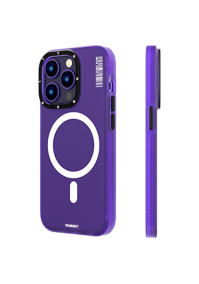Apple Uyumlu iPhone 13 Pro Max Kılıf Magsafe Şarj Özellikli Youngkit Colored Sand Serisi Kapak