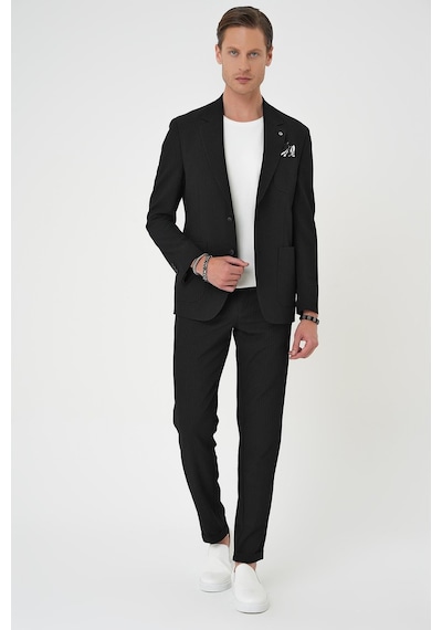 Efor Comfort Fit Mono Yaka Çift Yırtmaç Torba Cep Gofre Kumaş Casual Siyah Ceket C 703 Siyah Efor Comfort Fit Mono Yaka Çift Yırtmaç Torba Cep Gofre Kumaş Casual Siyah Ceket C 703 Siyah