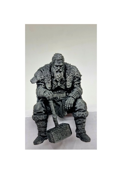 Oturan Thor Figür 10 Cm God Of War