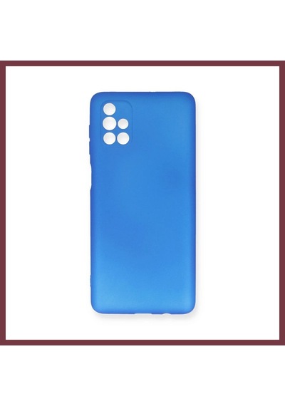 Storeşahin Samsung Galaxy M51 Kılıf First Silikon - Mavi Shn0720