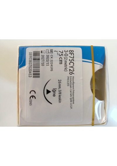Trulene Cerrahi İplik Prolen 2 M x 75 CM 12 Adet