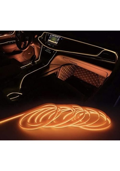 Araç Içi Neon Şerit Led 3 Metre Turuncu  (Torpido Ledi)  (527438845)