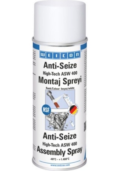 Weicon Asw 400 Anti-Seize Montaj Spreyi Metalsiz 400 ML