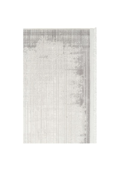 Eko Halı Pera 01 Grey Akrilik Yıkanabilir Kaymaz Tabanlı Modern Halı Gri