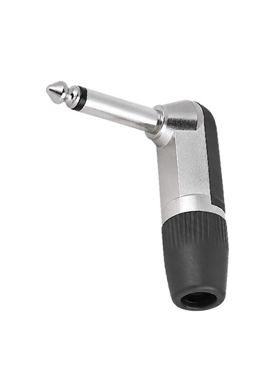 Powermaster Pm-11254 6.3 Mm Mono L Tip Plastik Gövde Metal Uç Gitar Jack