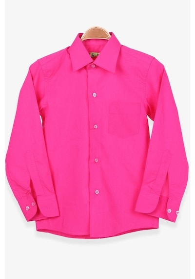 Breeze Erkek Çocuk Gömlek Basic Pembe (7-13 Yaş) (541468897)