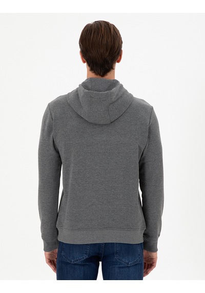 U.s. Polo Assn. Erkek Antrasit Melanj Sweatshirt 50293454-vr081 Antrasit Melanj