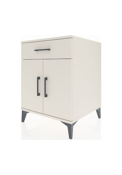 Kronos Komodin Tek Raflı Tek Çekmeceli 2 Kapaklı 60x59x80 Aytaşı-aytaşı Aytası