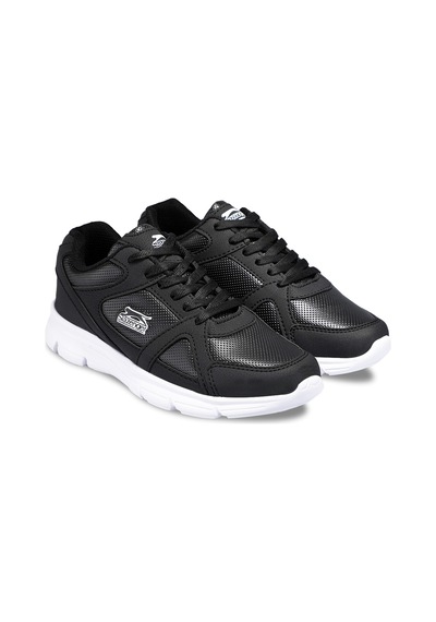 Slazenger PERA Büyük Beden Erkek Sneaker Ayakkabı Siyah / Beyaz