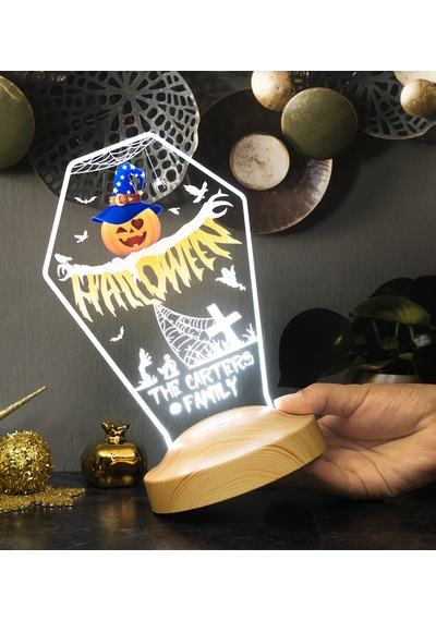 Cadılar Bayramı Hediyesi, Halloween Bal Kabağı Figürlü Led Lamba
