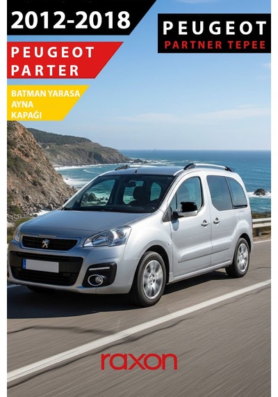 Peugeot Partner Tepee 2012 2018 Batman & Yarasa Ayna Kapağı Parlak Piano Black Sport