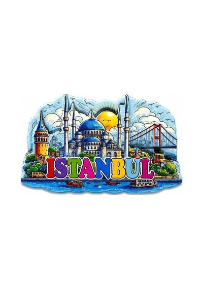 Ers İstanbul Temalı Silikon Buzdolapı Süsü Magnet Tcx5374