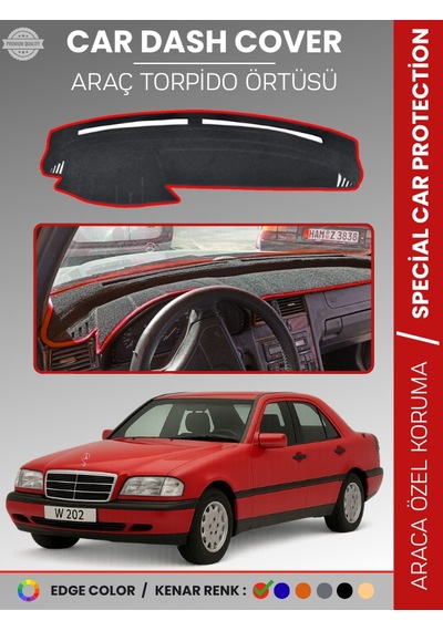 Mercedes C Class W202 1993-2000 Torpido Örtüsü Premium Kalite Torpido Koruma Özel Kesim Uv Koruma - 986 Stiloto