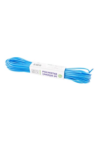 10 Mt. Polyester Çamaşır İpi 3 Adet Mavi