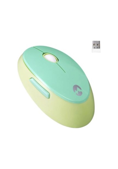 Everest Round Km-6282 Renkli Tuşlu Yeşil Kablosuz Q Multimedia Klavye + Mouse Set Kdo