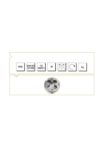Mte Metrik Normal Diş Paftaları Hss M 30