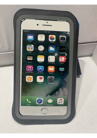 Gri Sporcu Kol Telefon Kılıfı Kol Bandı Koşu İçin Telefon Kılıfı 16x8 Cm Gri