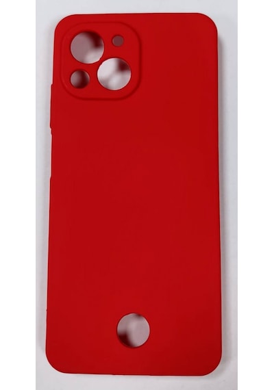 Reeder S23 Pro Max Ruber Case Yumusak Slikon Kilif Kırmızı