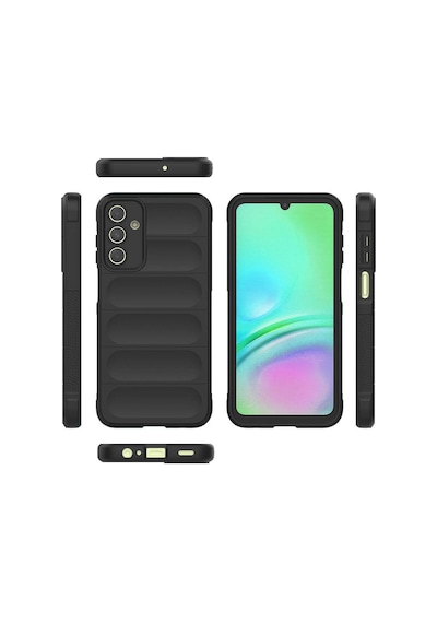Galaxy Uyumlu A15 Kılıf Esnek Tpu Oyuklu Arka Yüzey Tasarımlı Klfs Etnik Silikon Kapak - Lacivert Lacivert
