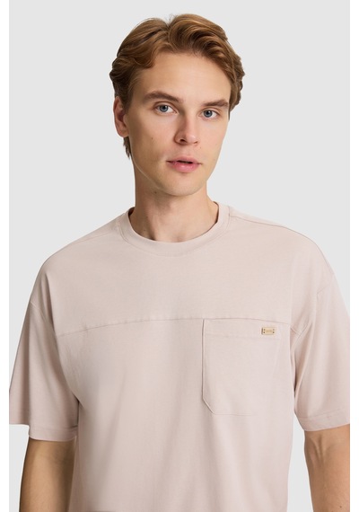U.S. Polo Assn. U.s. Polo Assn. Erkek Taş Tişört 50326970-vr049 Taş Rengi