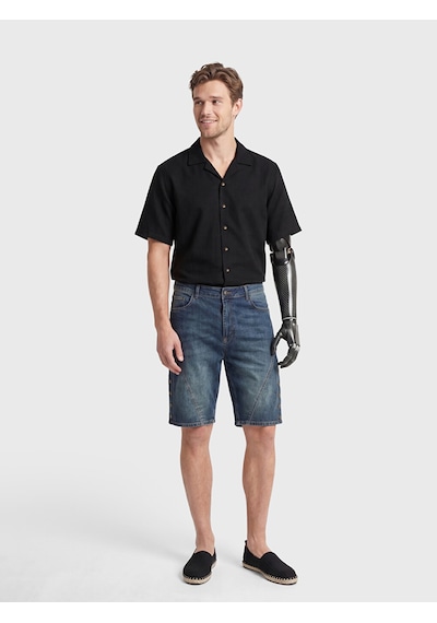 Lcw Limitless Siyah Regular Fit Erkek Dokulu Gömlek Lcw Limitless Siyah Regular Fit Erkek Dokulu Gömlek