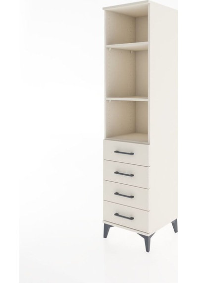 Hyperion Dolap 3 Raflı 4 Çekmeceli 44x44x182 Aytaşı-aytaşı Aytaşı