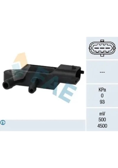 Map Sensörü - Fiat Linea, Ducato, 500, Panda, Grande Punto, Punto, Doblo, Tipo, Bravo, Fiorino, Qubo, Idea, Strada, Egea, 159, Giulietta, Mito, Spide