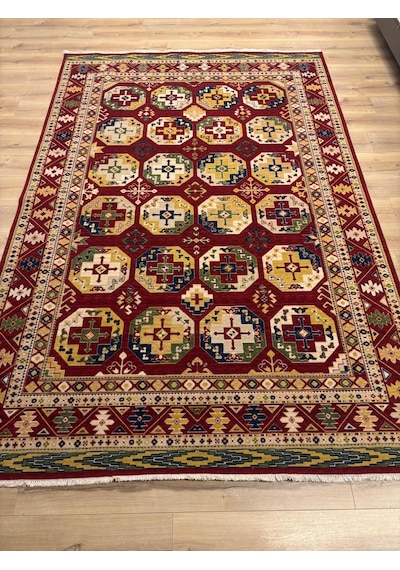 Premium Saltanat %100 Safyün Halı Kök Boyama Var 200x300 Ebatlı