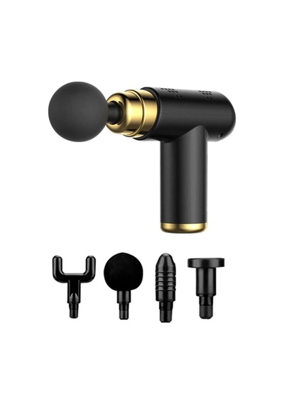 4 Başlıklı Usb Şarj Olabilen Masaj Tabancası