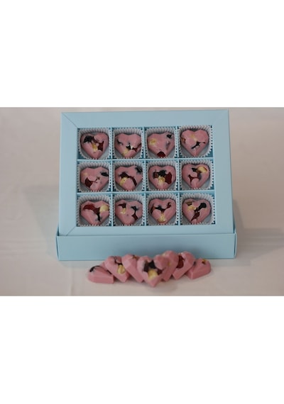 Kalpli Spesiyal Çilek Çikolatalı Hediyelik Çikolata 250 Gr