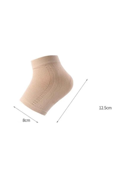 Mucit Home 1 Çift Silikon Nemlendirici Topuk Çorabı Çatlak Nasır İçin Nemlendirici Çorap
