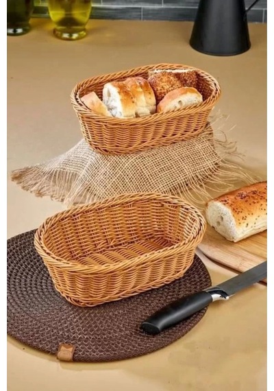 Cooker Yk1447 Ekmek Sepeti 24 Cm Kahverengi