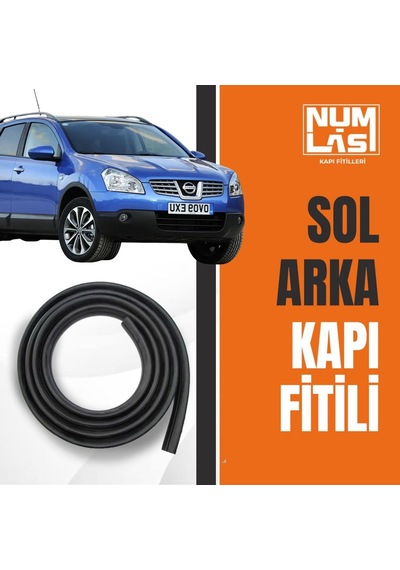 Nissan Qashqai 2007-2013 Sol Arka Kapı Fitili-a Kalite-numlas-nm5376