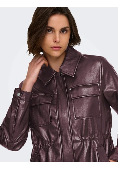 Only 15373806 Kadin Mont - Kahverengi