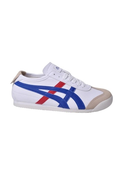 Bs Shoes Tayger Unisex Spor Ayakkabı Kaymaz Taban Oxford Sneakers Beyaz Mavı