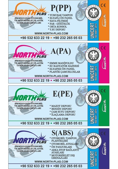 Plastik Elektrot - Kaynak Çubuğu - Kaynak Teli Abs-Pa-A-Pp-Pe-
