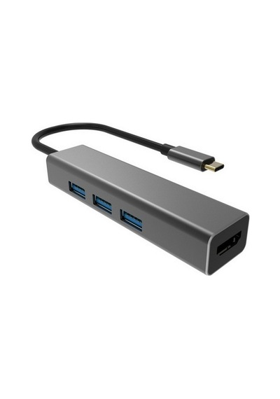 Vcom Dh318 Type-C To Usb 3.0-3 Hdmi Çevirici