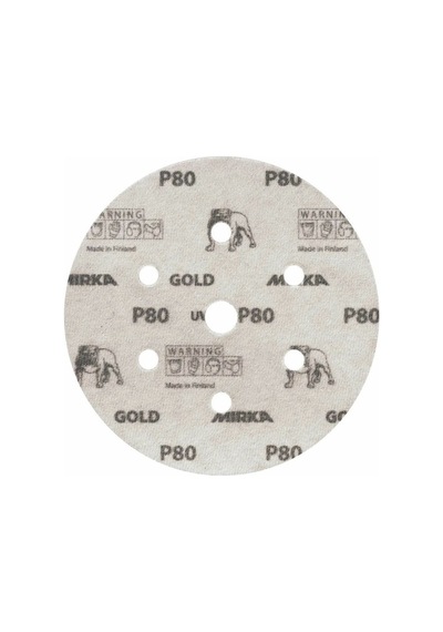 Gold 150 Mm Cırt 7 Delikli Zımpara P180 100'li Paket
