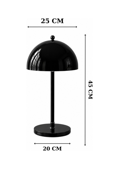 Viyana Model Büyük Boy Abajur 25 Cm Metal Gövdeli Yatak Odası Salon Mutfak Masa Lambası Bordo