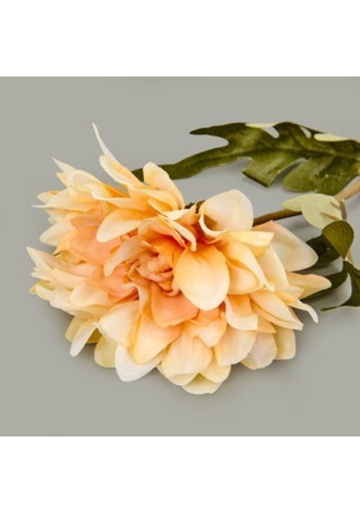 Deco Yıldız Dal Çiçek - Turuncu - 38 Cm