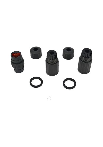 Ip68 Rj45 8P/8C Ara Konnektör Endüstriyel Su Geçirmez Dış Ortam